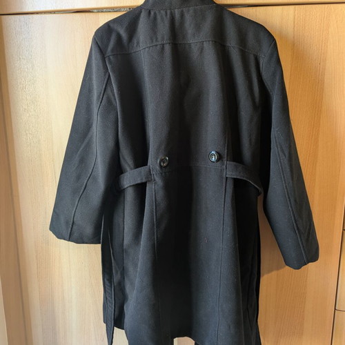 Black coat used, size 56 (L/XL)