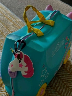 Unicorn luggage tag new