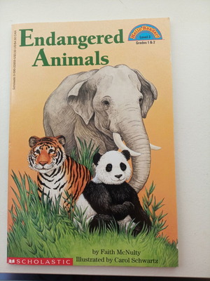 Endangered Animals new book for beginner English learners