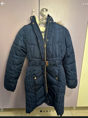 Winter jacket like new, blue, few times worn