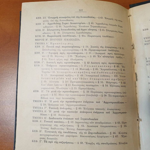 Military Criminal Law used, Efstathios Ananiadis, 1925