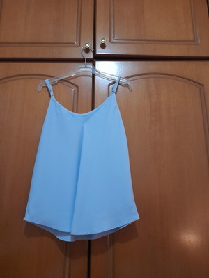 Shein turquoise top with adjustable straps new, XS