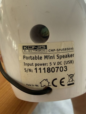 Altec Lansing portable mini speaker