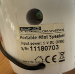 Altec Lansing portable mini speaker