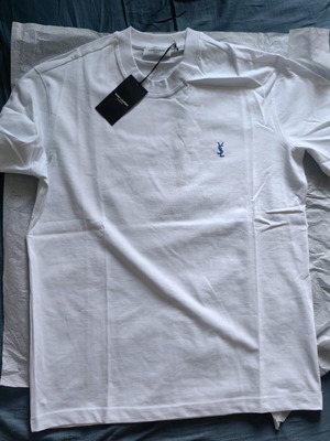 YSL men's t-shirt new, size M, white