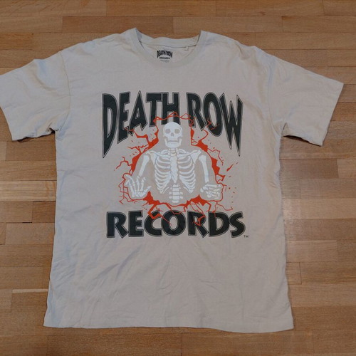 Death Row Records 100% Cotton Shirt Size M Like New, White