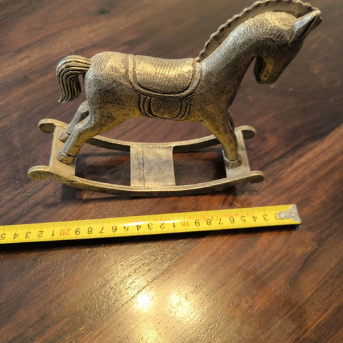 Decorative Rocking Horse like new, antique style polyresin