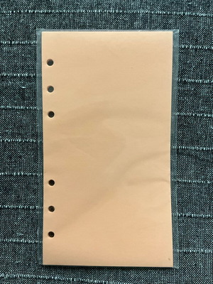 Orange Personal refill paper 9.5 x 17 cm, 6-hole