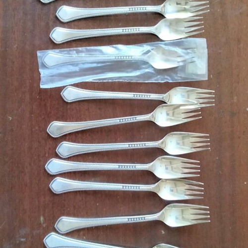 Tallinna Juveelitehas 66-piece silver-plated cutlery set new
