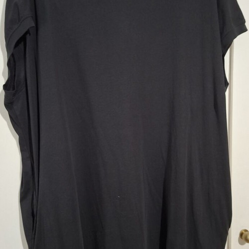 Μπλούζες cotton σαν καινούργιο, μαύρο και λαδί, 2XL