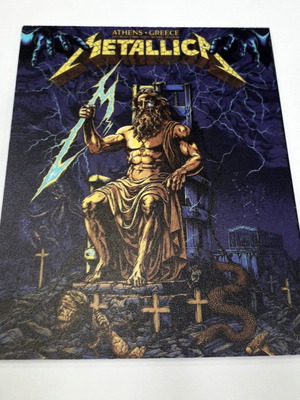 Metallica Athens 2026 collectible plexiglass