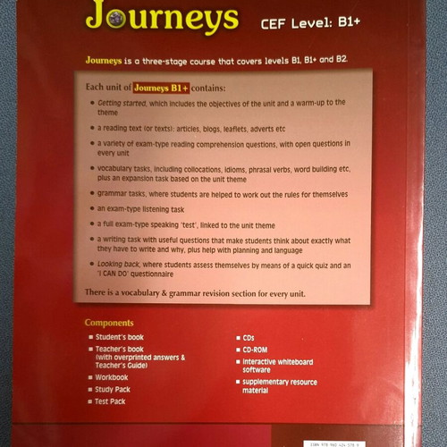 Journeys B1+ Teacher's Book new, teacher's guide