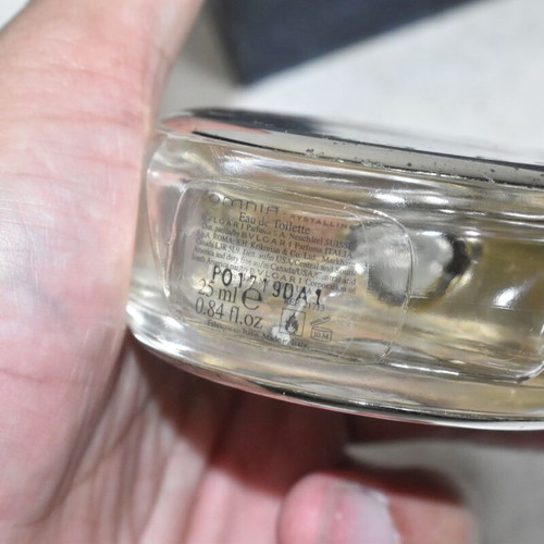 Bvlgari Omnia Crystalline Eau de Toilette 25ml used women's perfume