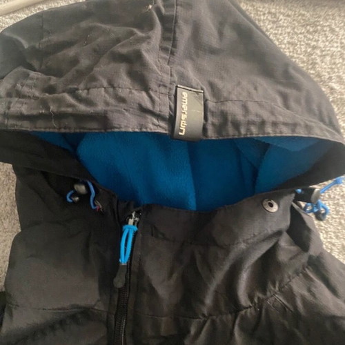 Emerson jacket like new, black and blue