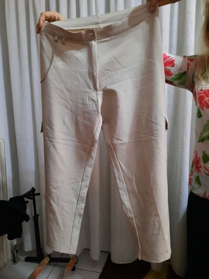 Summer pants like new, size L, beige
