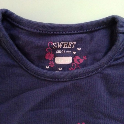 Sweet Baby blouse for girl used, blue, size 110 cm