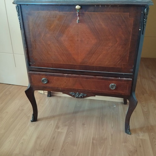 Vintage wooden drinks cabinet bar furniture 1920s