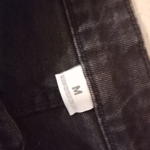 Black high-waist jeans used, size M 38 10 with elasticity