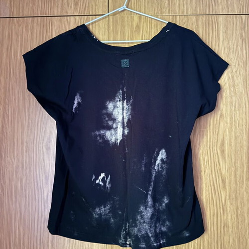 Edward Jeans women's black acid wash T-shirt size M like new