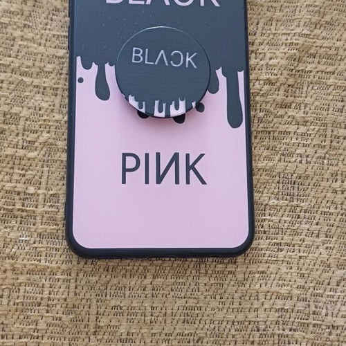 Xiaomi Redmi 9 phone case like new with pop socket Blackpink