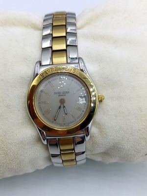 Favre Leuba wristwatch battery-powered like new, women's, gold and silver