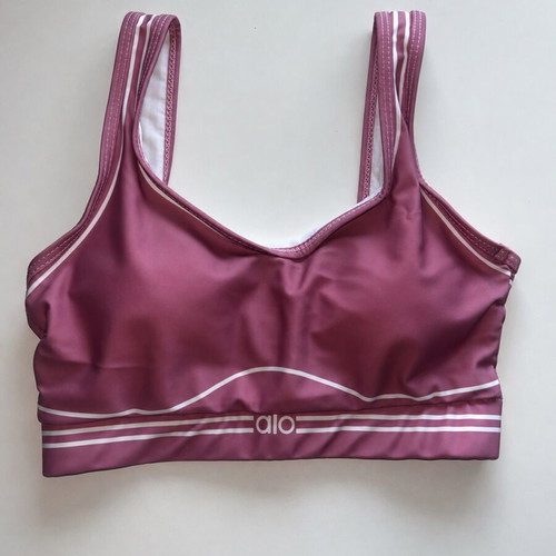 Alo Yoga pink sportswear set, size S
