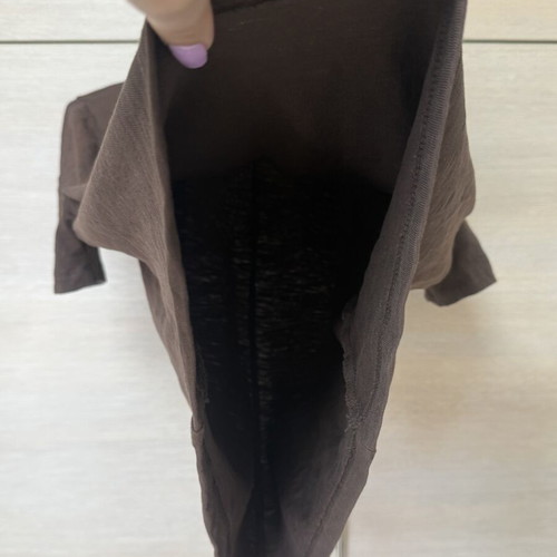Zara choco brown cotton t-shirt size M like new