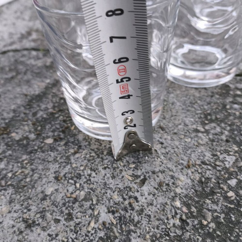 Set of 5 glass cups new