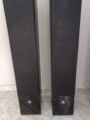 Crystal Audio floor-standing speakers used