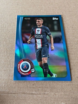 Marco Verratti 2022-23 Topps PSG Team Set like new