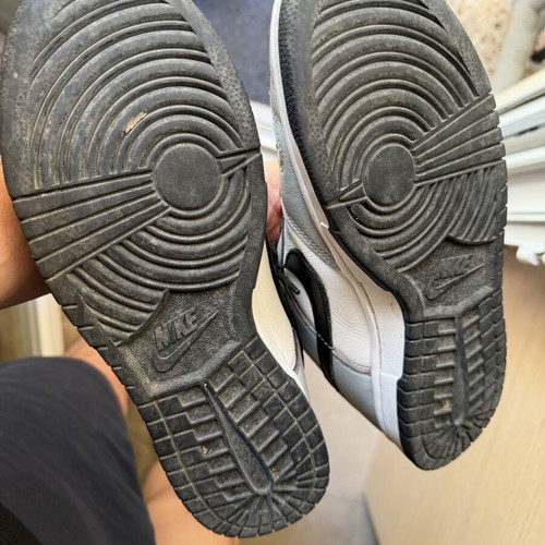 Nike Dunk Low sneakers size 42 used, white and grey