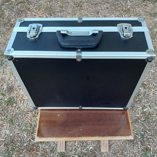 CD and DVD storage case, used, capacity 54 CDs