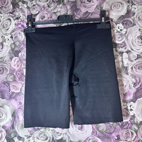 Black latex pants XL–XXL like new, elastic fit