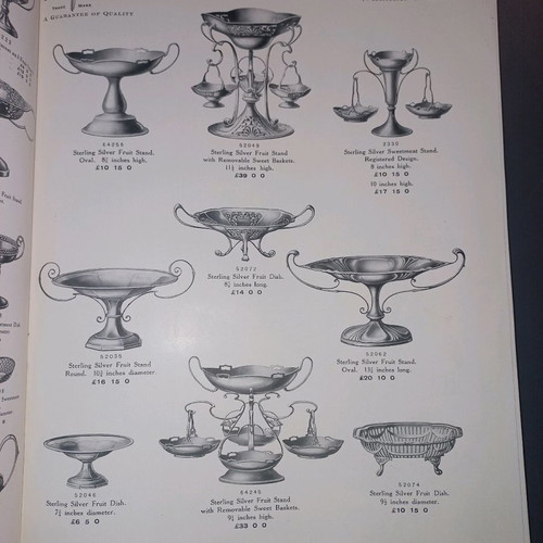 Walker and Hall silverware catalog used