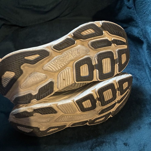 Hoka One One athletic shoes used, size 44, gray