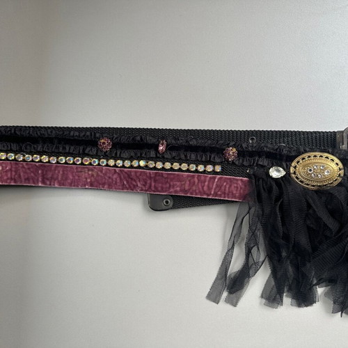 Women's belt used, black