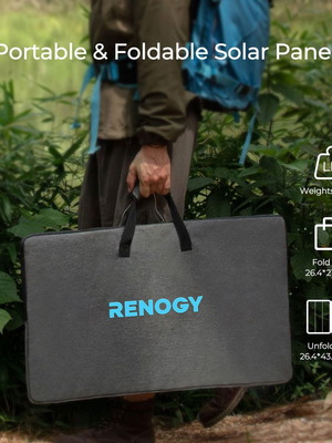 Renogy 120Watt portable foldable solar panel like new