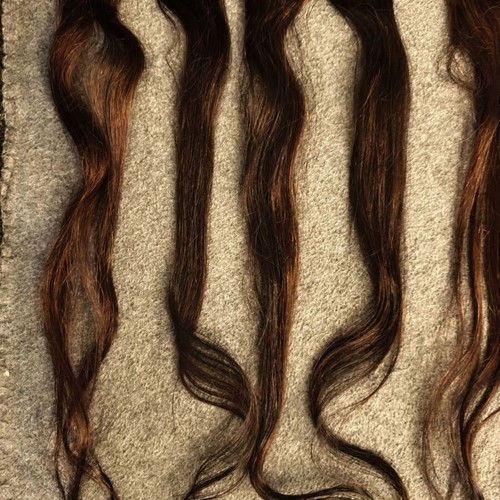 Hair Wefts 100% Natural Medium Dark Brown 18 Inches 10 Pieces 100 Grams New