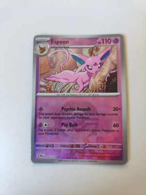 Espeon Pokeball Pokemon Card Prismatic Evolutions new