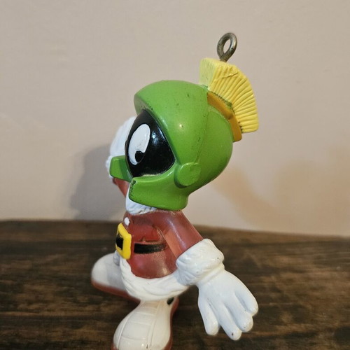Marvin the Martian figure used, vintage 1996 Warner Bros Christmas