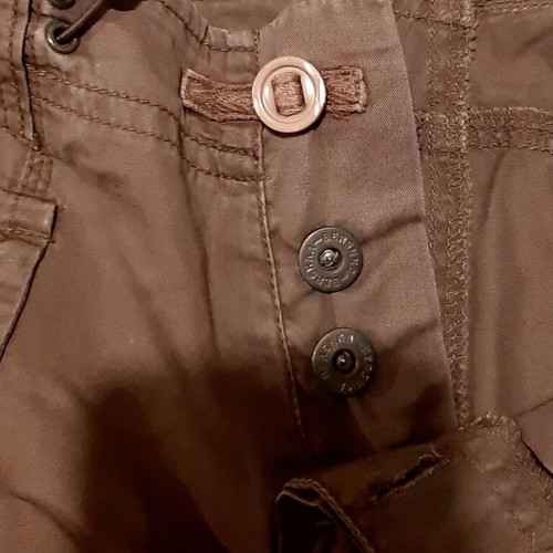 Zara cargo buggy pants Large, brown, cotton, like new