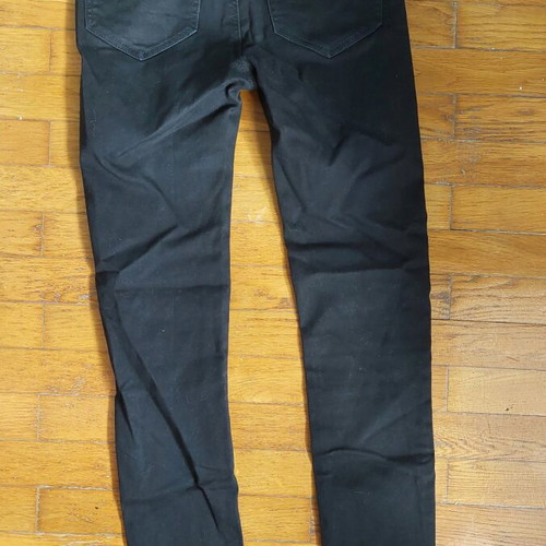 Black skinny high-waisted jeans Stradivarius size 38 like new