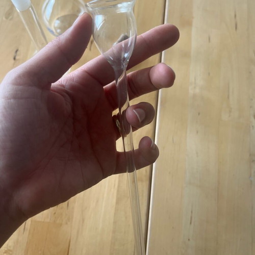 Glass laboratory items used, pack of 4 pieces