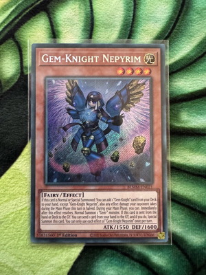 YuGiOh! Gem-Knight Nepyrim Secret Rare σαν καινούργιο