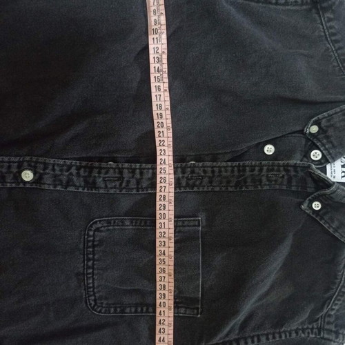 Zara black denim men's shirt small like new