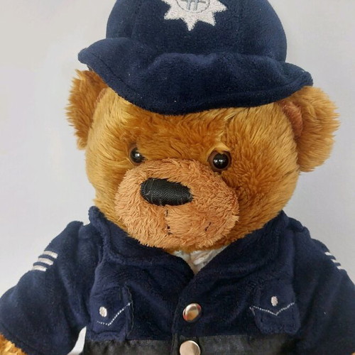 Harrods Collectible Plush Teddy Bear Police Officer Costume like new