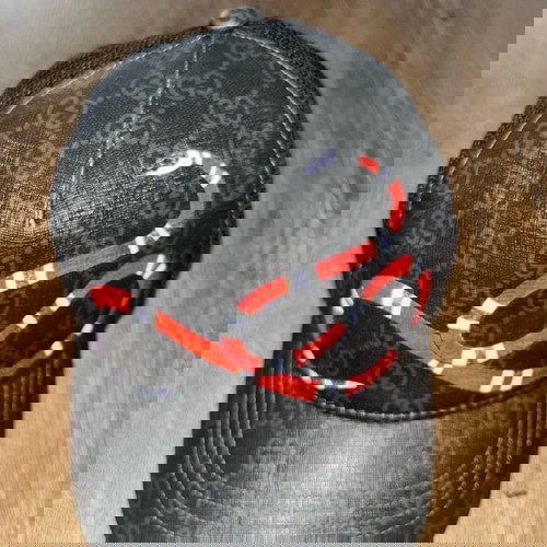 Gucci Kingsnake print GG supreme Baseball Hat