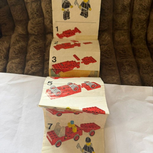 640-2 LEGO Town Classic Fire Truck and Trailer vintage set