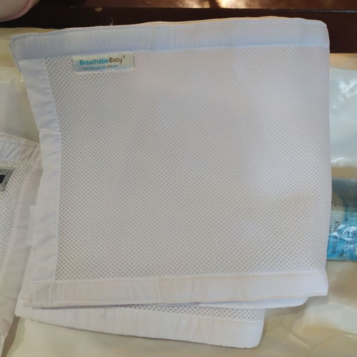 Breathable bay crib bumpers like new