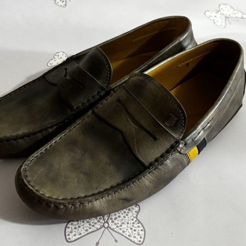 Tod's Men's Gray Limited Edition Loafers like new